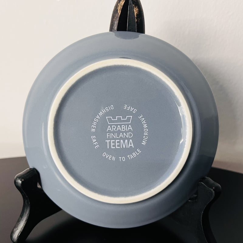 ARABIA》Teema コーヒーカップ＆ソーサー グレー【廃盤色】③ | sugallery