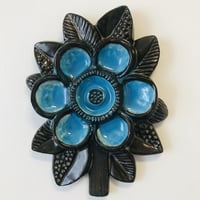 Gabi Citron-Tengborg】ブルーのお花の陶板 | sugallery