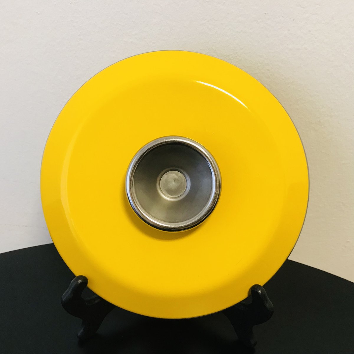 Cathrineholm キャサリンホルム イエローホーロー片手鍋 蓋付き