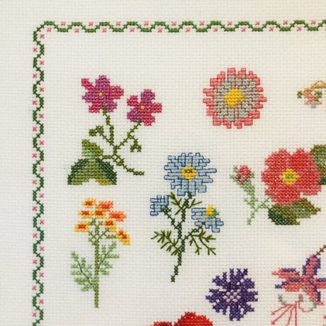 スウェーデンのボタニカル刺繍
