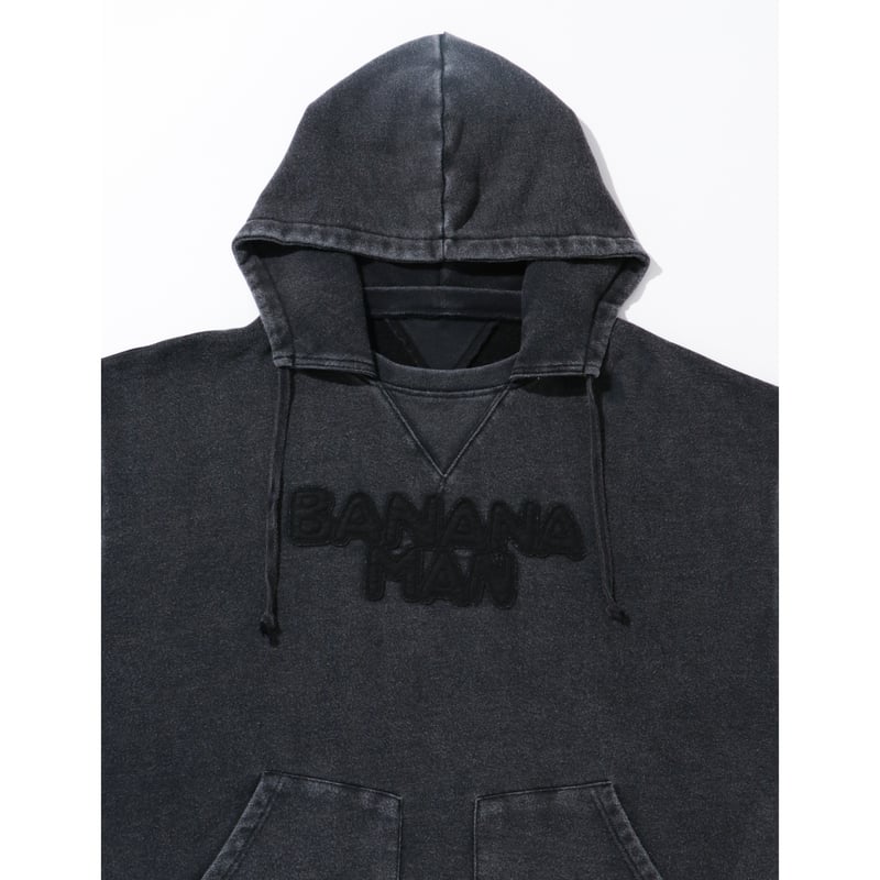 バナナマン フェルトロゴパーカー ショート丈 POPUP STORE 限定 フェルトロゴパーカー | bananaman goods store
