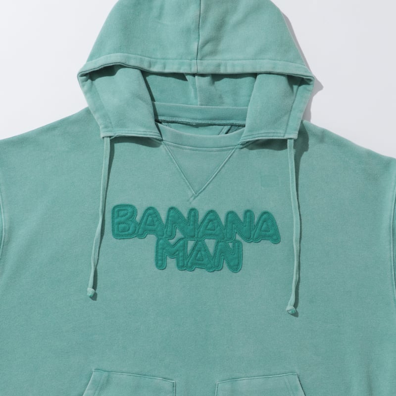 バナナマン フェルトロゴパーカー ショート丈 POPUP STORE 限定 フェルトロゴパーカー | bananaman goods store