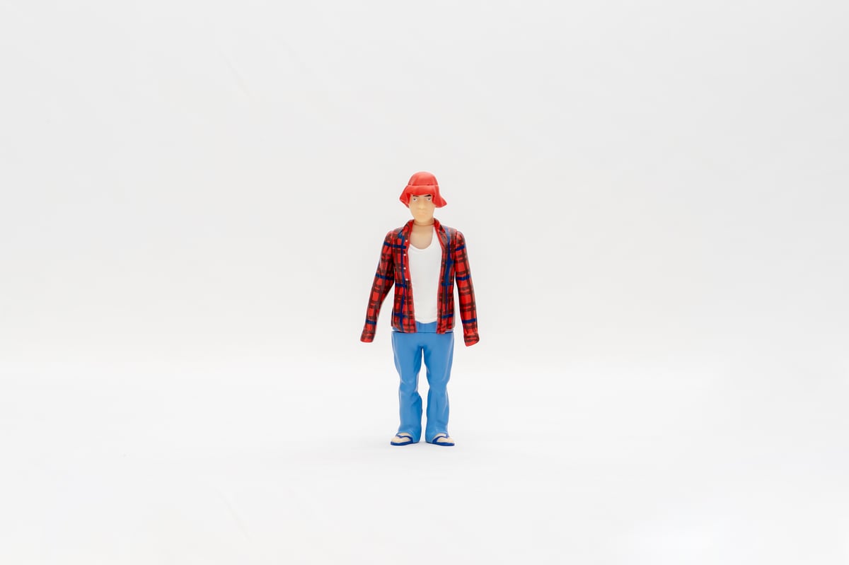 【新品未使用】バナナマン　赤えんぴつ　ソフビ fit=scale-down,w=1200