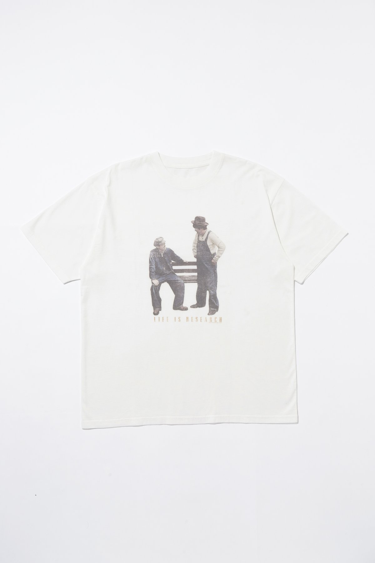 バナナマン LIFE is RESEARCH Tシャツ ポップアップ LIFE is RESEARCH TEE | bananaman goods store