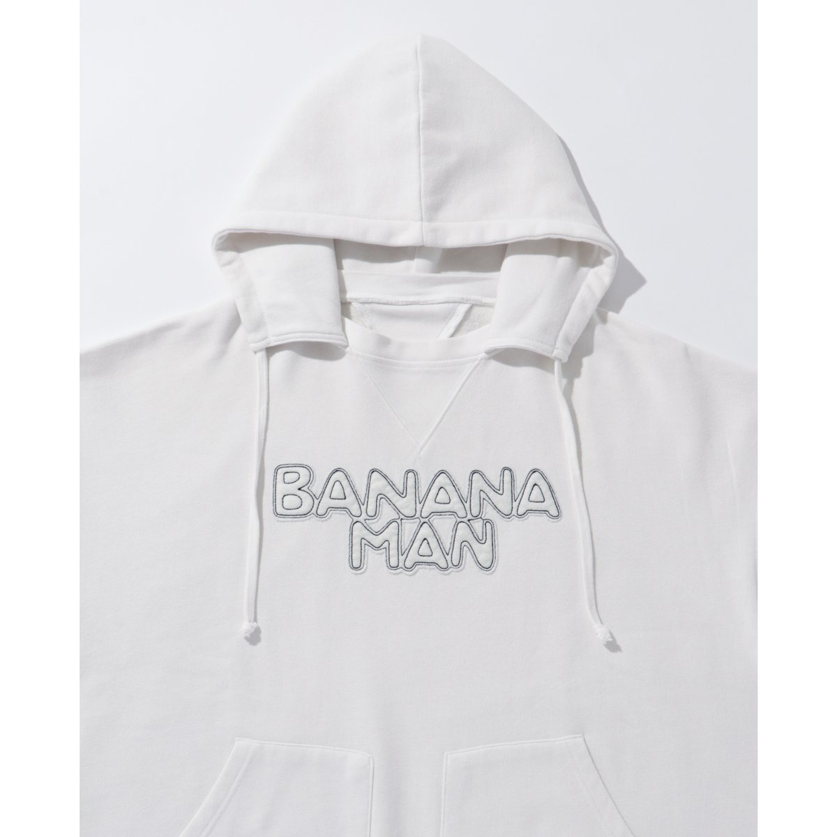 バナナマン フェルトロゴパーカー ショート丈 POPUP STORE 限定 フェルトロゴパーカー | bananaman goods store