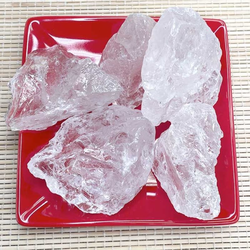 送料無料 パワーストーン 浄化セット 厄除け ロックアイス水晶