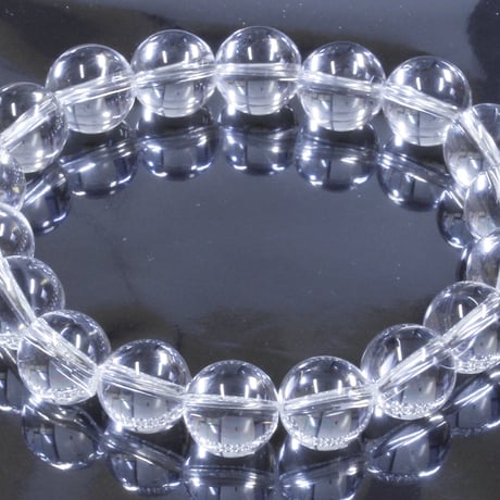 【送料無料】水晶ブレスレット12mm  HL-1971【パワーストーン 数珠 魔よけ 魔除け 厄除け 浄化 開運 ブレスレット 天然石 水晶】
