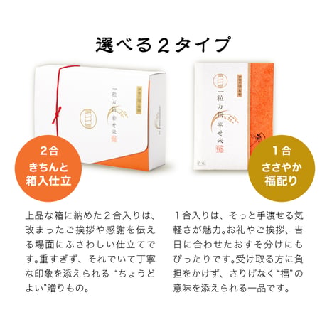 伊勢の国ご奉納 一粒万倍 幸せ米 ２合／１合｜伊勢 神宮 奉納 米 三重県産 コシヒカリ 開運ごはん