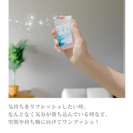 【送料無料】お浄め塩スプレー Shakti SALT 【ヒマラヤの太古の塩と天然石】