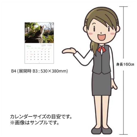 カレンダー  2026年 壁掛け 岩合光昭 福ねこカレンダー　【カレンダー 壁掛け  2026年版 猫 ネコ 動物 写真 岩合光昭 】
