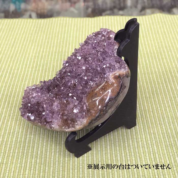 数量限定】アメジストクラスター ウルグアイ産 ハート型 エッグ