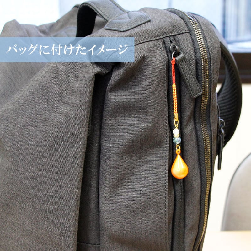 送料無料】橙黄水琴鈴（とうこう） 丸型・雫型 全2種 開運水琴鈴
