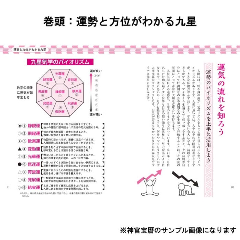 過去年版】令和7年 神宮宝暦 こよみ 暦 令和7年版 2025年 高島暦 運勢