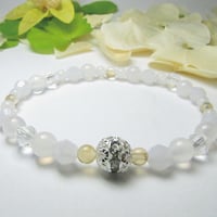 誕生石ブレス Pure White 11月