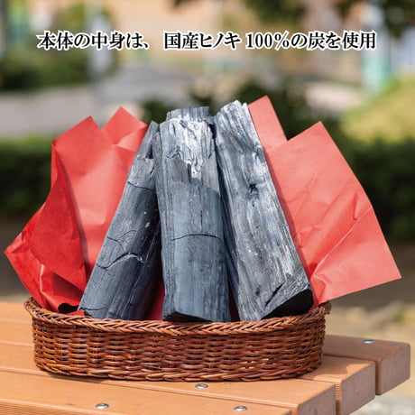 空間浄化 縁結炭（えんむすみ）小 ５色【浄化 除湿 消臭】空間浄化 浄化 開運 開運雑貨 インテリア ヒノキ 国産ひのき 炭 消臭 除湿 脱臭 日本製