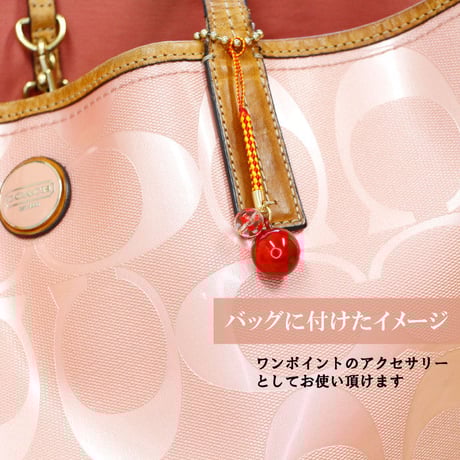 【送料無料】紅葉水琴鈴(こうよう) 紅葉彫り水晶チャーム付 　水琴鈴 開運水琴鈴 ミュージックボール 鈴 お守り ストラップ お財布根付 根付け スマホストラップ 交通安全 厄除け 落とし物防止