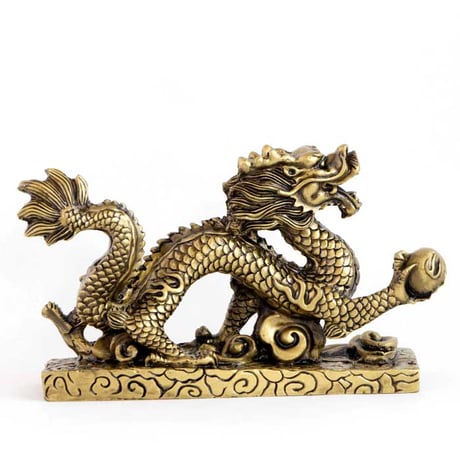 【数量限定】 開運 黄金龍 四爪龍  竜 辰 干支 風水 運気アップ