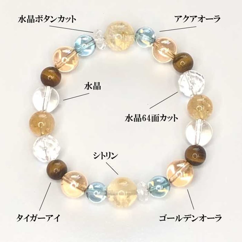 天然石　開運 送料無料】開運 天然石 ブレスレット 【メンズ レディース 男女兼用