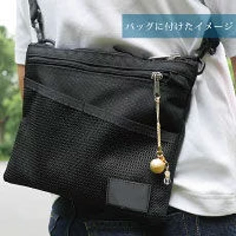 【送料無料】水琴鈴（すいきんすず）ゴールド チャーム付　水琴鈴 開運水琴鈴 ミュージックボール 鈴 お守り 招福 無料息災 ストラップ お財布根付 根付け 交通安全