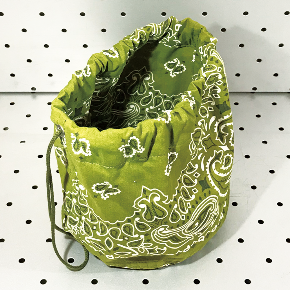 H.V.F.Nバンダナ巾着　ブラウン FLORAL RODEO BANDANA」バンダナ(ONE SIZE ブラウン