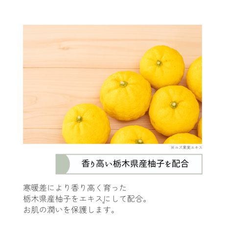 柚子とお米で感じるほのかな和 栃木の柚子バスソルト 30g