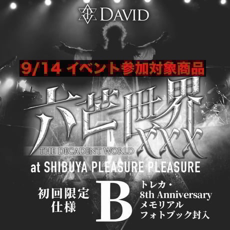 DAVID 4/9 セットリストCD DAVID 4/9 セットリストCD DAVID 4/9 セットリストCD DAVID 4/9