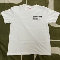 mame-lab   Tシャツ　ホワイト