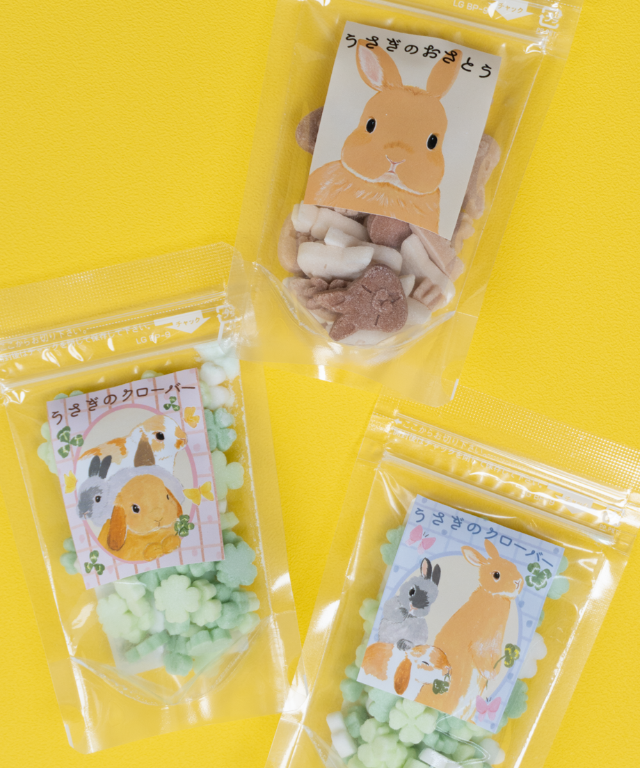 うさぎとクローバーのお砂糖 | キエピノコ Kie Pinoko