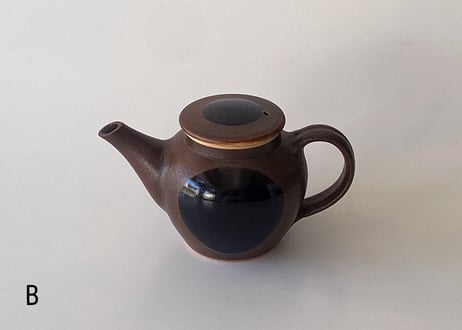 【出西窯】丸紋紅茶ポット小