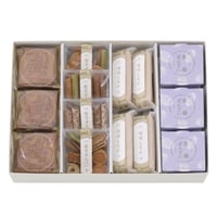 瓦せんべい２４枚　×　好日せんべい４種１列　×　咲咲もなか４個　×　豊穣ぜんざい３個（7277-H4）