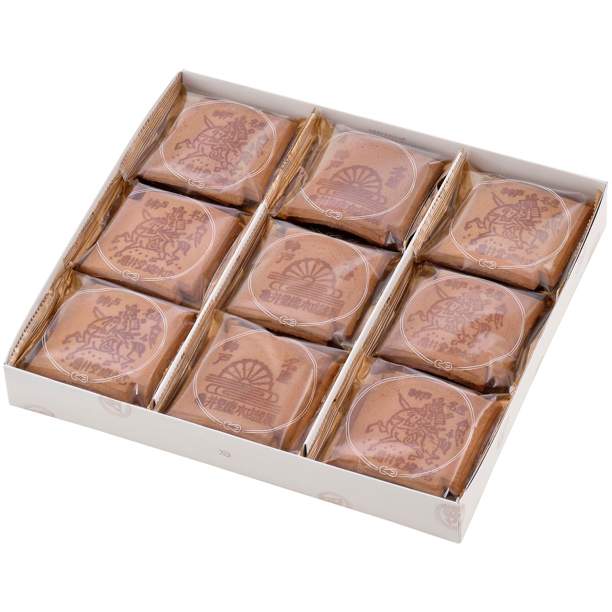 瓦せんべい【小瓦】36枚箱入（2枚包 X 18） | 亀井堂総本店