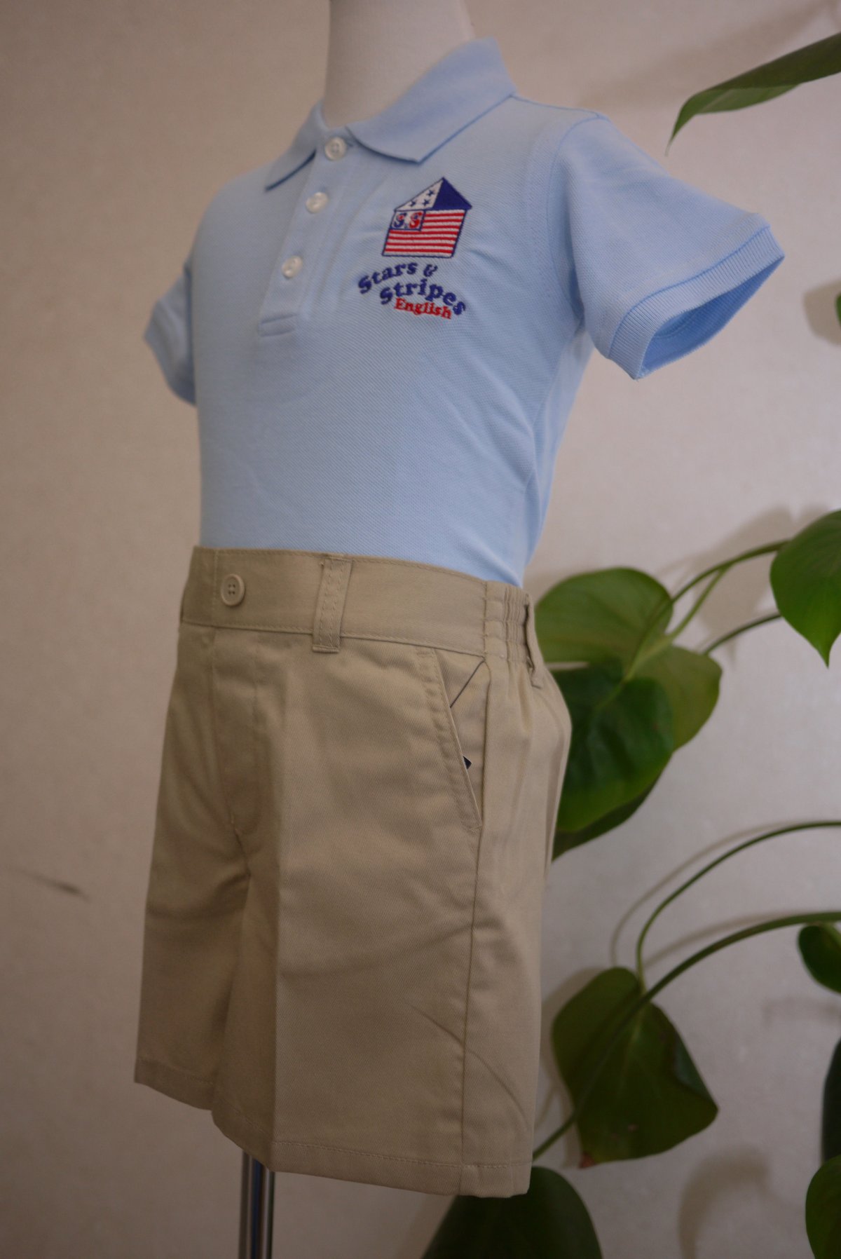 △Kinder・Elementary-B：ハーフパンツ（ベージュ） | Stars-Famil