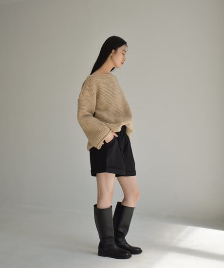 Boat Neck Lowgauge Knit t1911-219