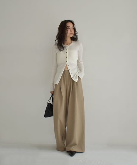 Double Waist Tuck Sweat Pants bo2000-146