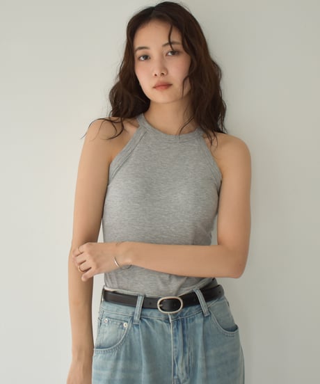 Pad In Halter Neck Tanktop t1911-398
