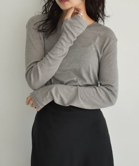 Finger Hole Sheer Tops t1911-343