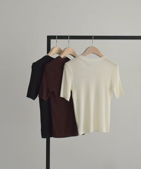 Halfsleeve Knit Tops t1911-464