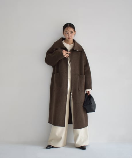 Doublezip Wool Long Coat c1911-54