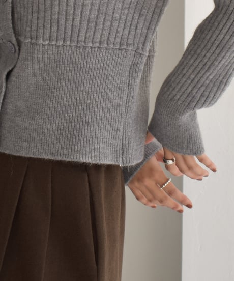 Polo Rib Knit Cardigan t1911-334