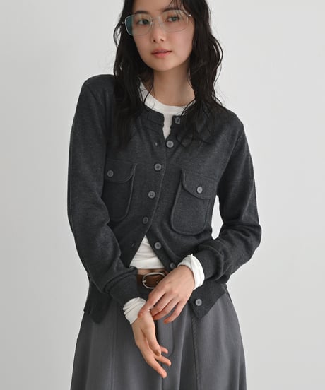 Pocket Knit Cardigan t1911-509