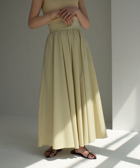 Nylon Flare Skirt bo2000-80