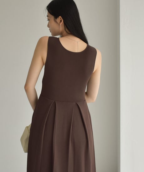 Waist Tuck 2way Nosleeve Oenpiece op-0202009504