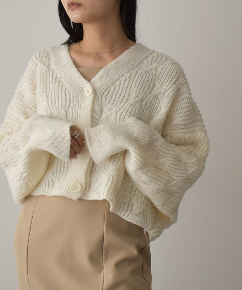 SEEALL SHORT CARDIGAN ニット/カーディガン Short Knit Cardigan t1911-139 | cizatto