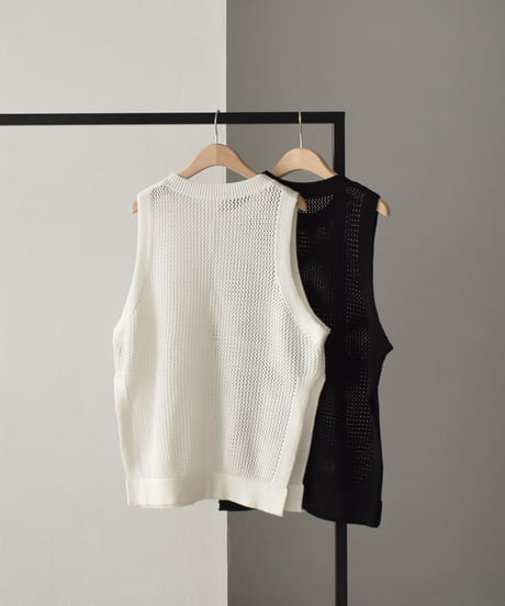 Mesh Knit Vest t1911-380