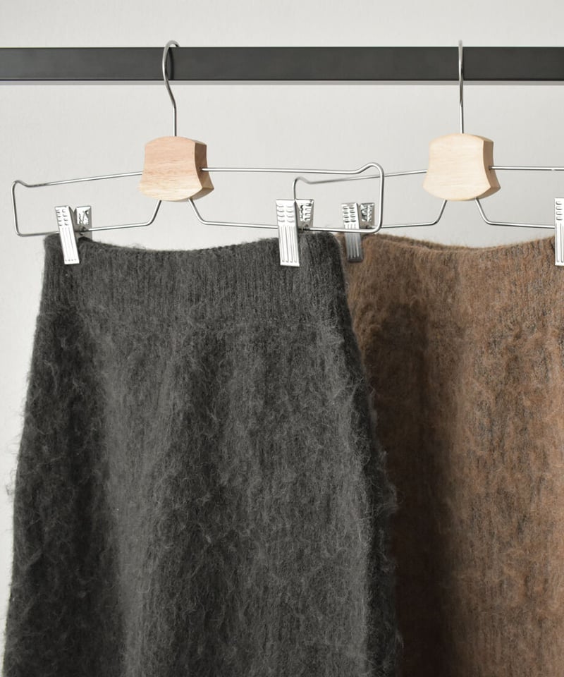 Shaggy Knit Skirt bo2000-74 | cizatto