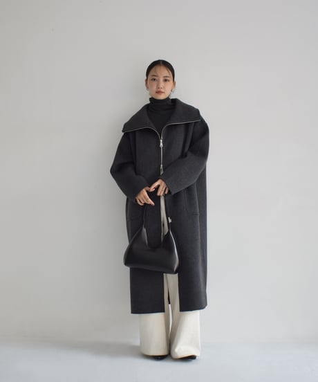 Doublezip Wool Long Coat c1911-54