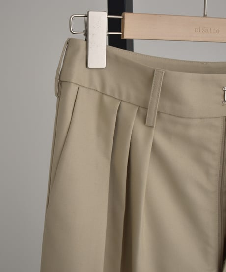 Three Tuck Wide Pants bo2000-181