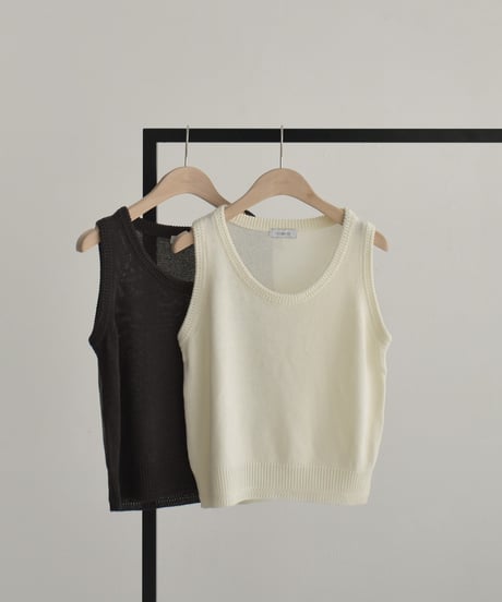 Round Neck Knit Vest t1911-407