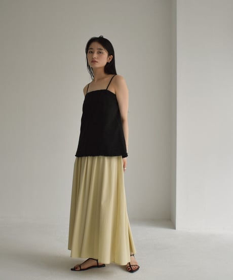 Cottonlinen Jacquard Camisole【セットアップ着用可能】 t1911-203
