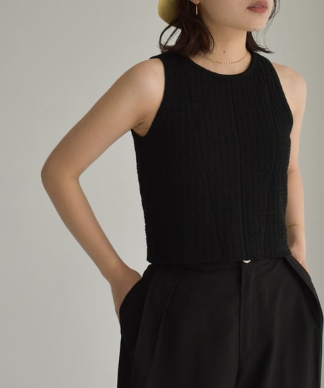 Compact Knit Tanktop t1911-196